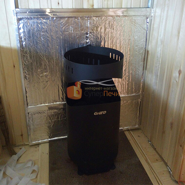   Монтаж печи для бани с баком Aurora TRIO (миниатюра)